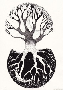 Day-Night-Oak-Tree-Yin-Yang-Drawing